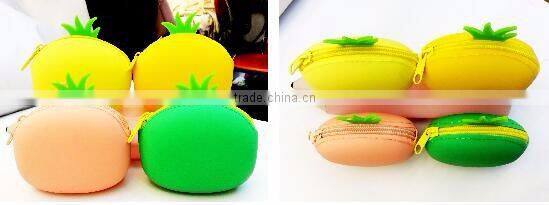 Wholesale/cheap price silicone key bag/coin purse