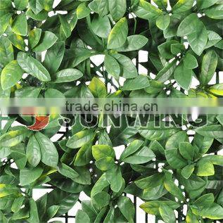 Artificial garden decoration for outdoor diy artificial fence Osmanthus leaf