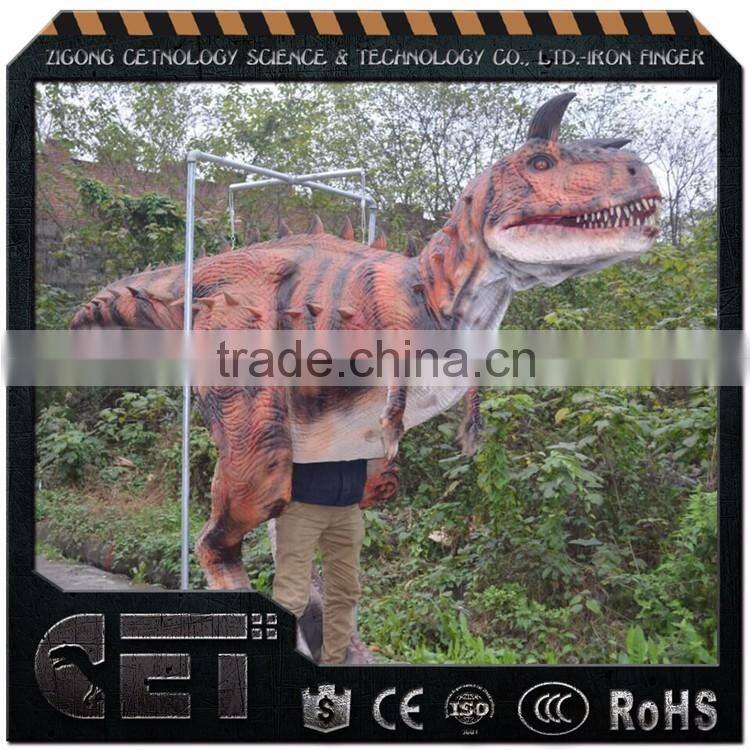 Cetnology-realistic dinosaur costume robotic dinosaur costume new products