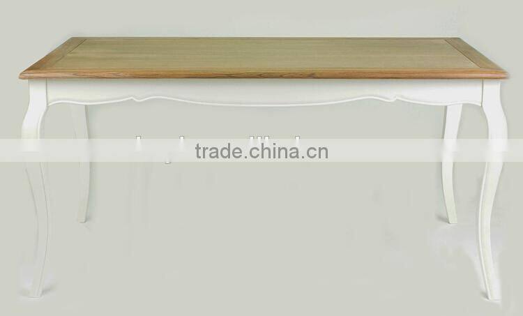 Antique Wooden Double color Rectangular Dining /Party Table(DT-1036)