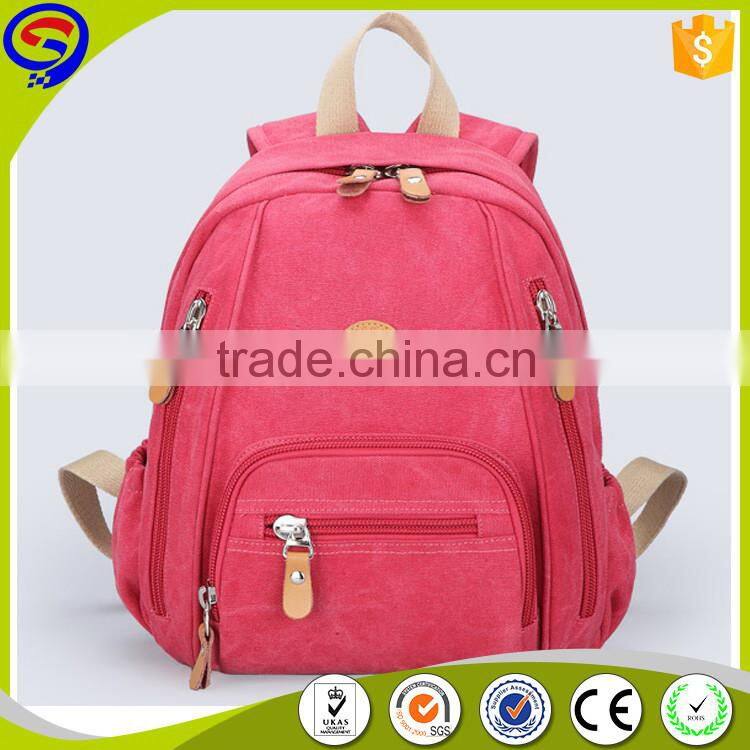 Most popular creative super quality backpack canvas for college