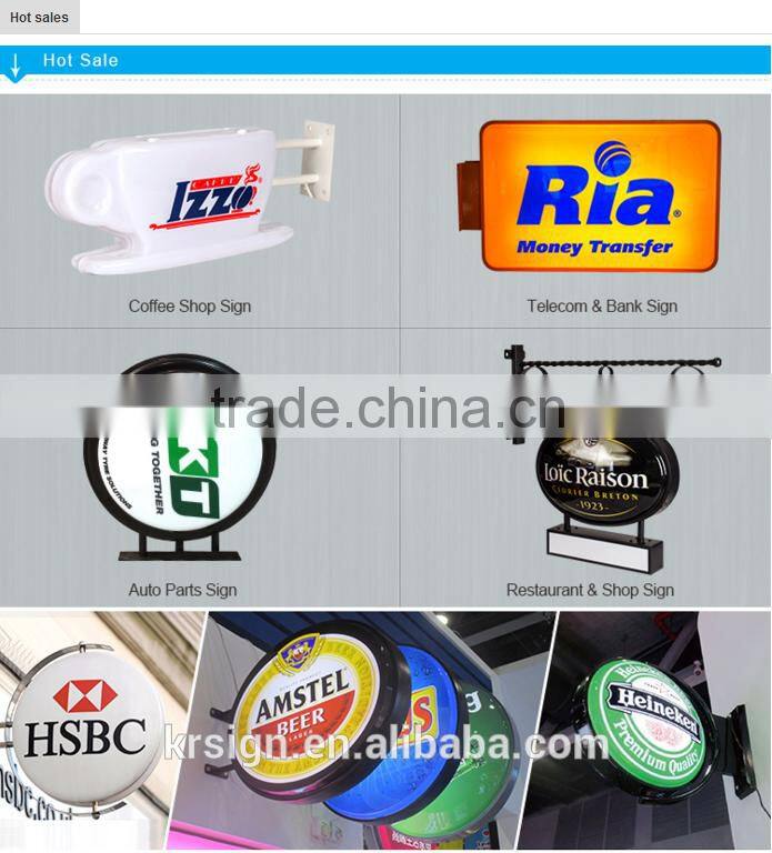 Outdoor waterproof thermoforming shop advertising light box