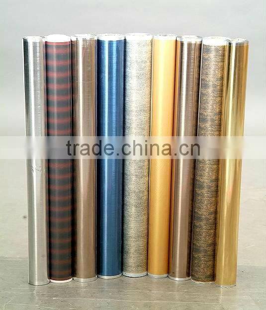 wood grain PVC heat transfer film for WPC doors
