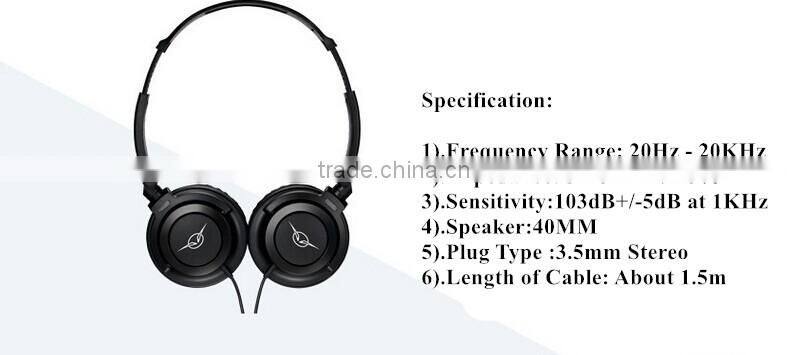 whole sale cheap head phone for computer accessory