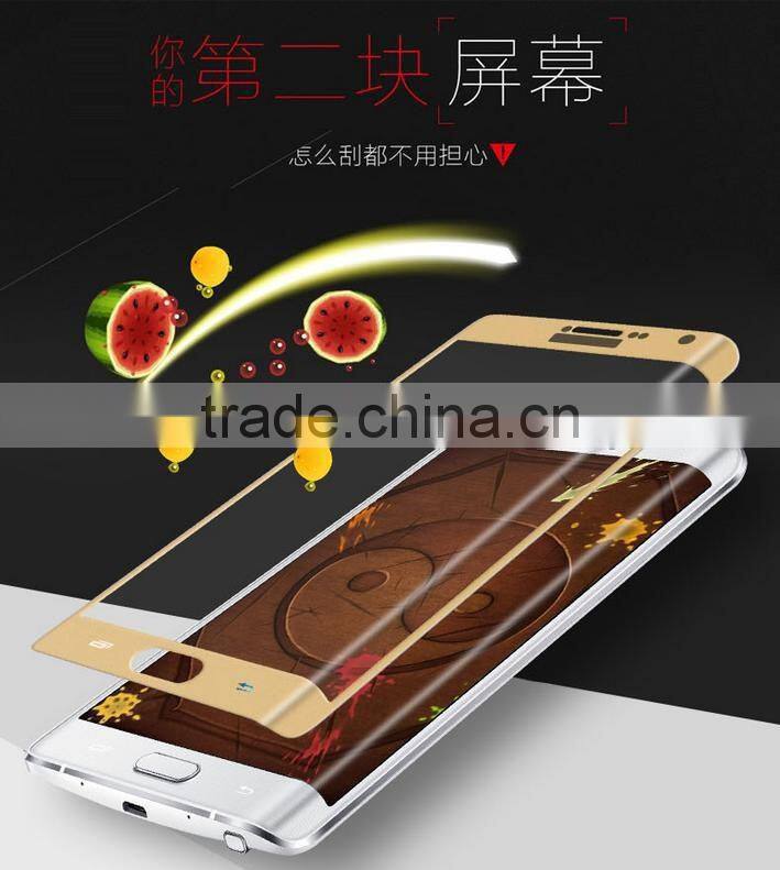 High Quality 3D Hot Curved Tempered Glass Screen Protector For Samsung Galaxy Note Edge