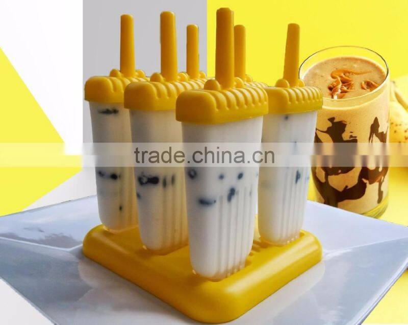 6 Pack Silicone Popsicle Ice Pop Molds popsicle mold Silicone ice lolly mould