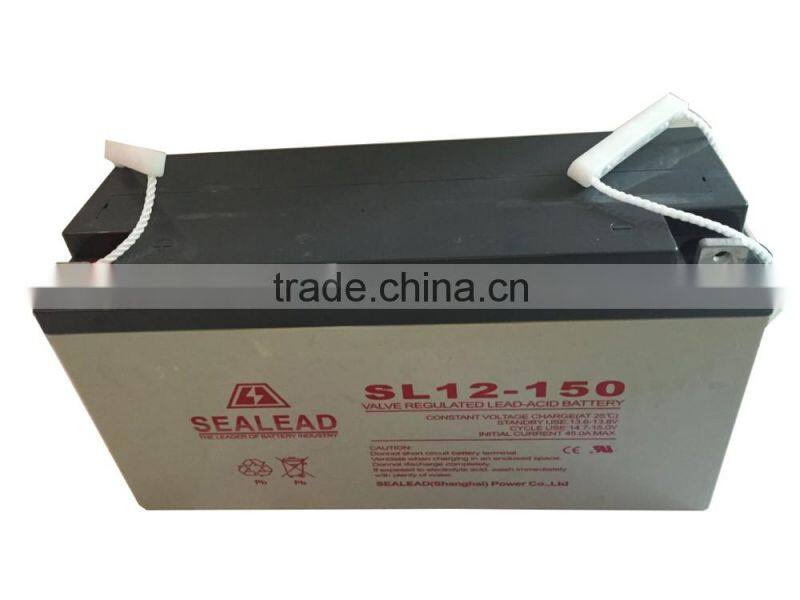 SEALEAD rechargeable 12v 150AH lead Acid battery gel battery