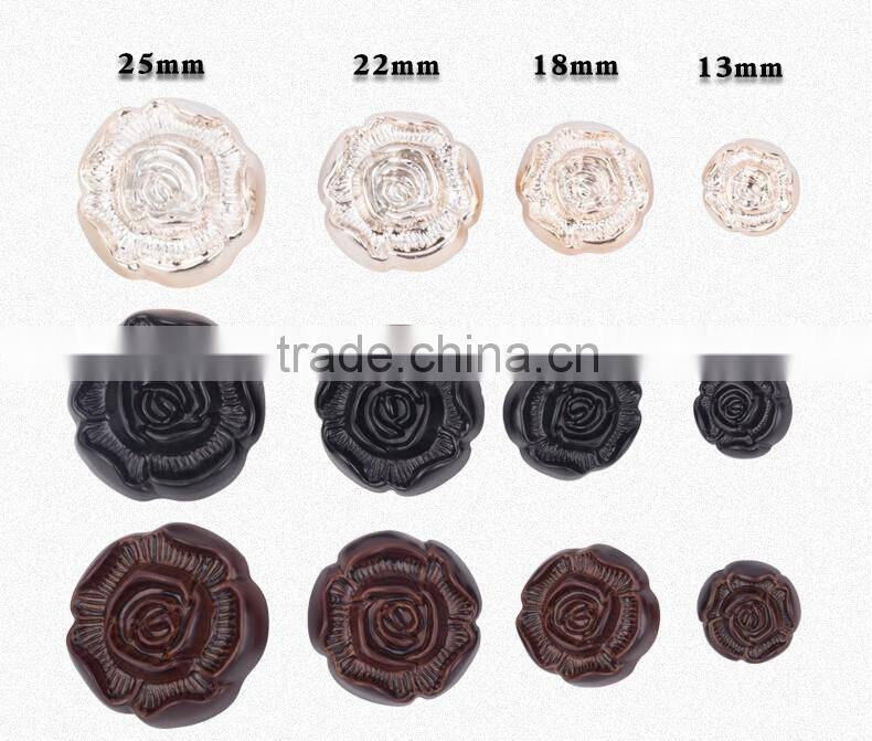 Flower custom made plastic button,Garment Accessories Plastic Buttons for clothing