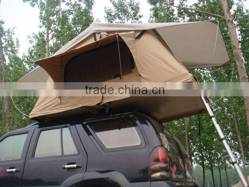 The roof waterproof canvas tents tents