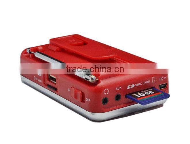 Robot-228 portable card speaker,mini speaker with TF/Micro SD card/USB disks,radio fm