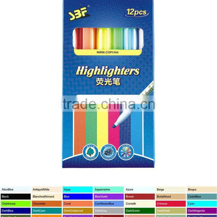 Thin fluorescent highlighter marker item 510
