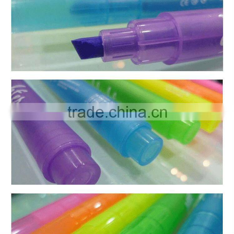 Highlighter set chisel pen tip item 522