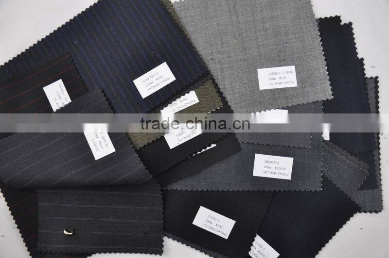 wool fabric for suits in stock