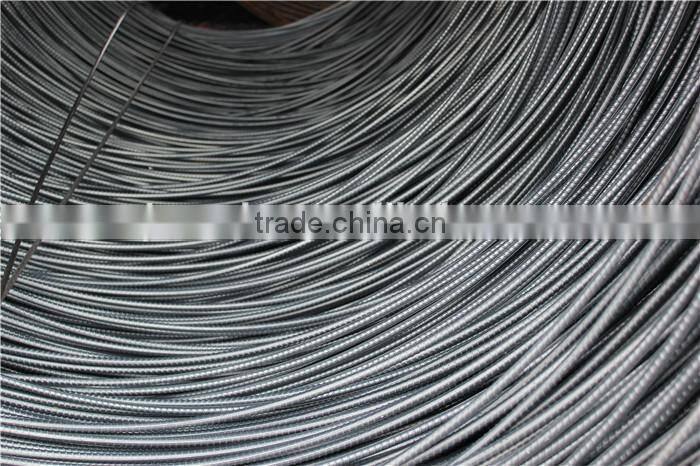 HRB400E HRB400 HRB500 Hot Rolled Screw Thread Steel Bar / Ribbed Steel Bar