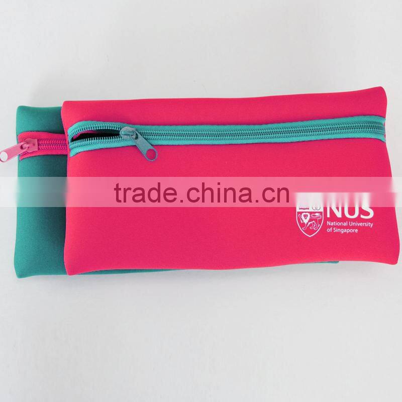 waterproof Kids Neoprene Zipper Pencil Bag,children pencil bag