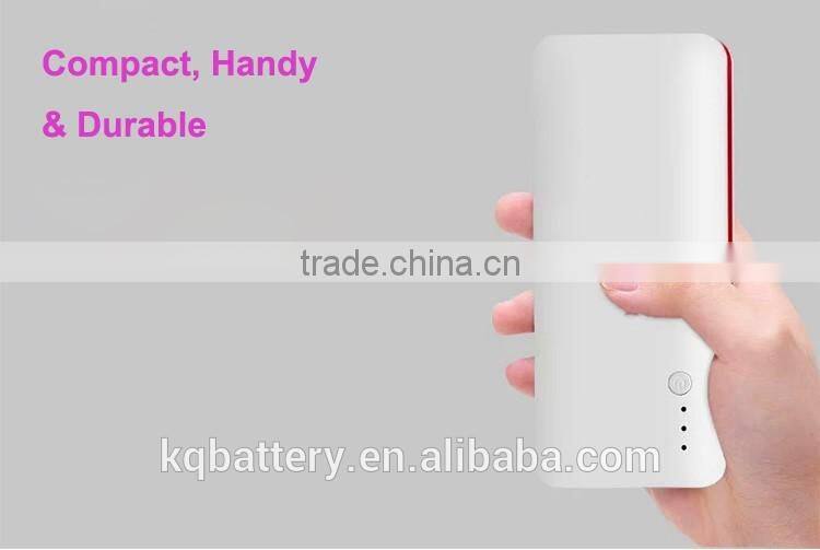 trendy portable charger power bank 10000mah external battery charger