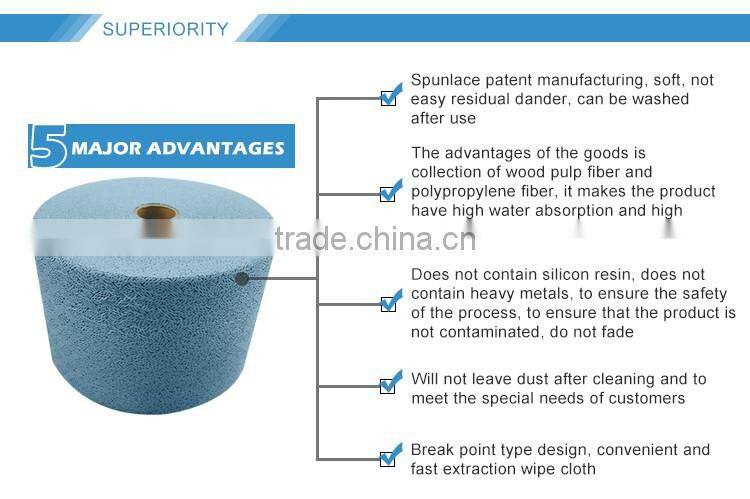Good absorbant ability multi-purpose spunlace nonwoven fabric wipes