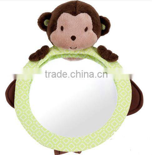 plush baby car mirror/baby bear car mirror/baby car seat/baby mirror car
