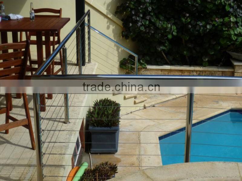 Curved Wire Balustrade