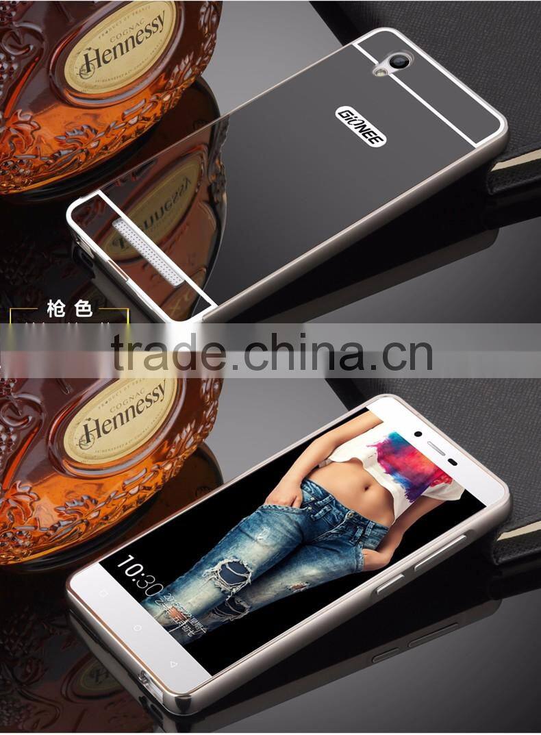Samco Luxury Air Aluminum Metal Bumper Detachable + Mirror Hard Back Cover Case for Gionee F103