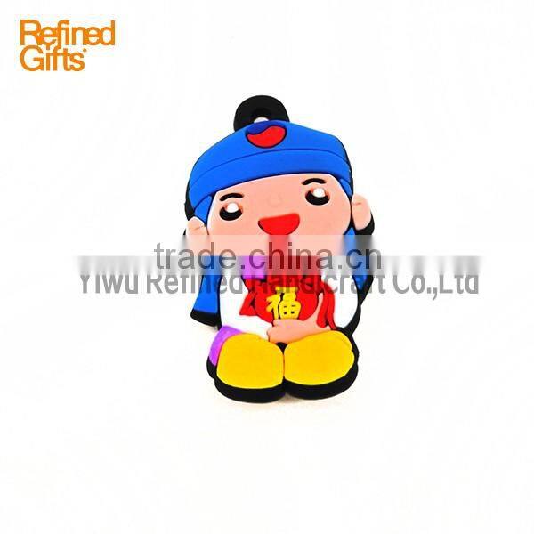Cute Kids PVC Rubber Soft PVC Fridge Magnets accept bespoke korea style