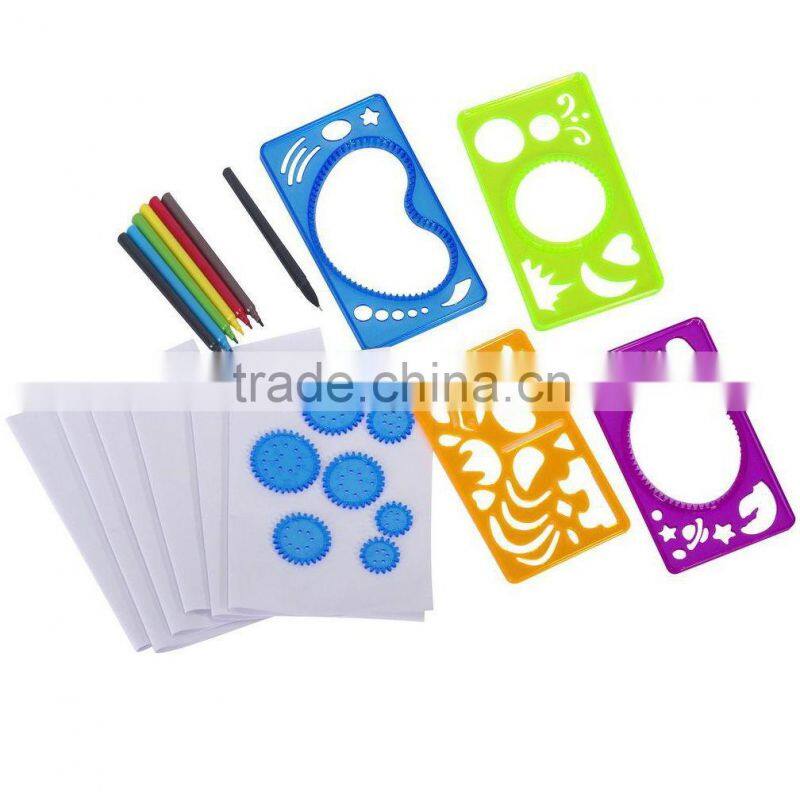 special art Drawing set spirograph toy for kid
