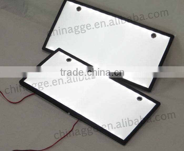 Energy saving acrylic car number plate for Japan