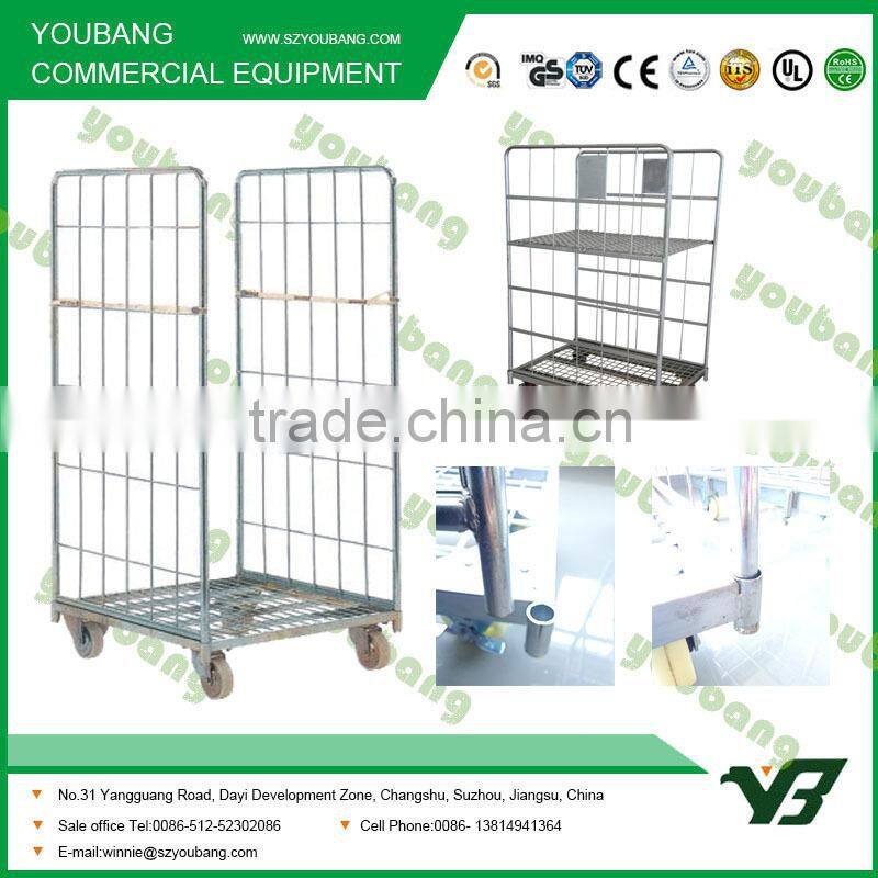 heavy duty industrial roll cage container