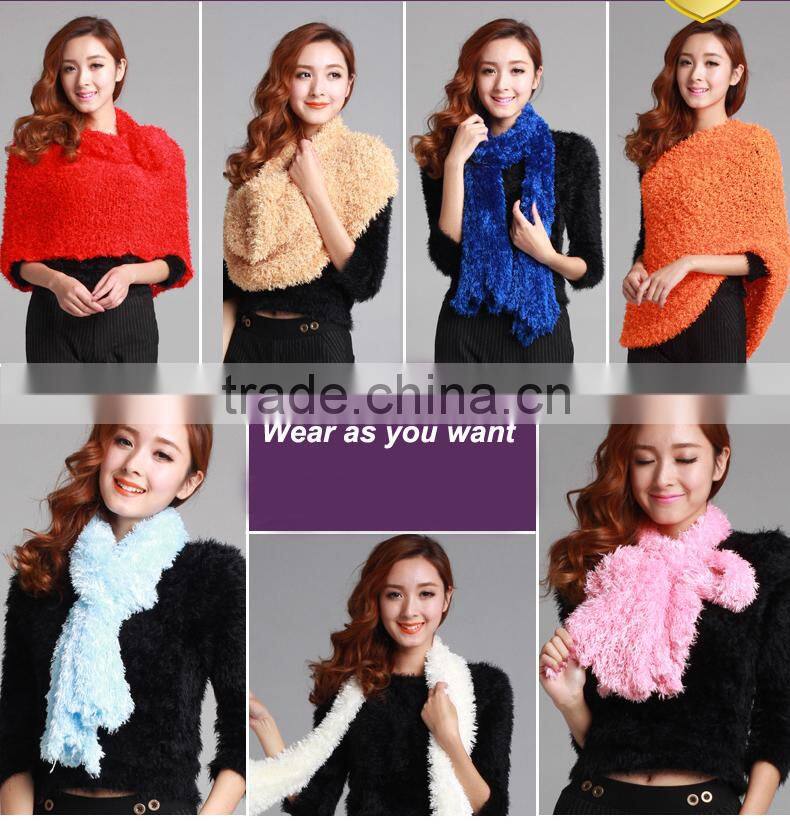 2015 Winter New Ladies Magic Snood Scarf Scarves Soft Multifunctional Shawl Outdoor Head Wear For Gif