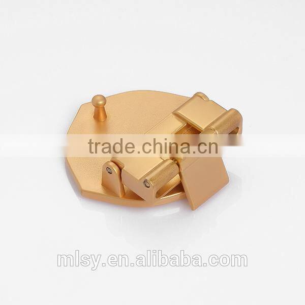 Gold fashion brand name buckle belt buckle for belt G5-80004