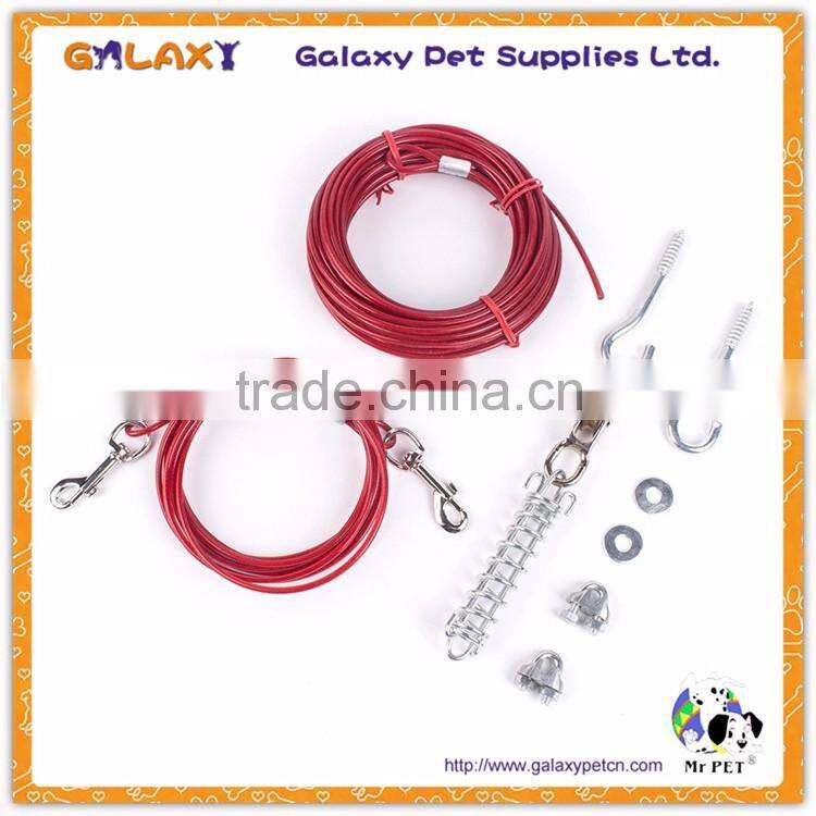 Pet supplies advanced spring steel wire rope pet leashes,retractable steel wire leash