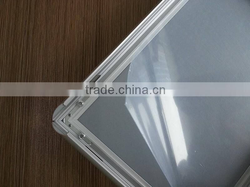 aluminum photo sign holder snap mitred corner clip on picture frames