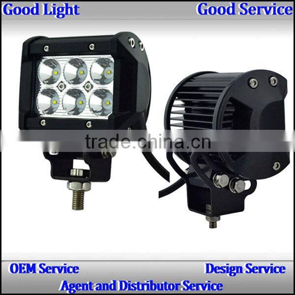 2014 hot sales 6inch 18W led light bar prices for off road 4x4 accessory