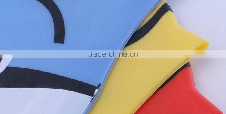 Animal Pattern Cartoon Silicone Kid Children Swimming Bathing Head Cover Cap Hat