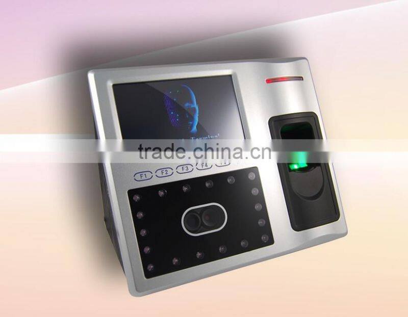 1200 face users wifiless network 4.3inch TFT color screen rfid standalone face fingerprint time attendance and access controller