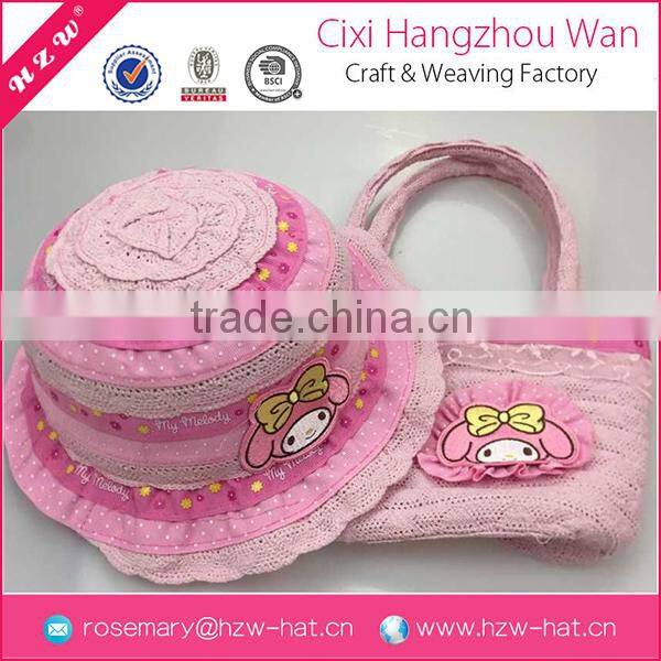 Novelties wholesale china classic fedora hat with bag