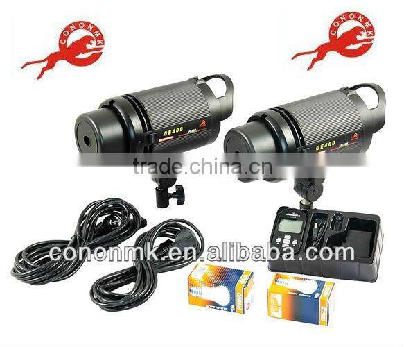 Cononmark wholesale GE400 400WS studio outdoor strobe flash speedlite