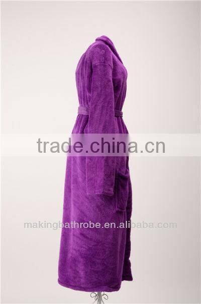 Wholesale 100% coral fleece bathrobe
