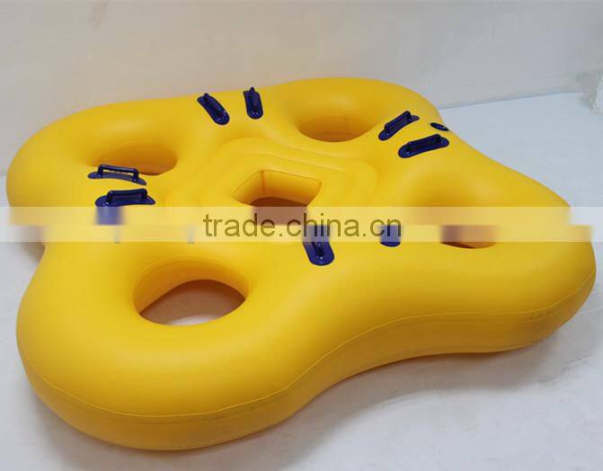 2 person inflatable snow sled tube,sled double tube,inflatable foot tube