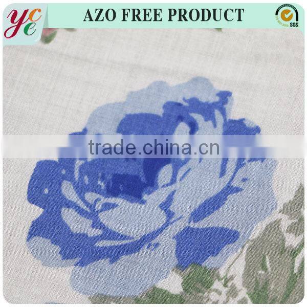 Hot sale Japanese flower pattern rayon printed fabric for kimono