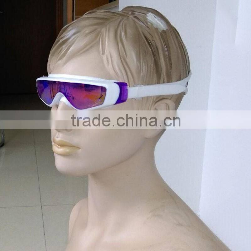 fashionable swimming goggles, wide view swim goggles, fashionable swimming glasses
