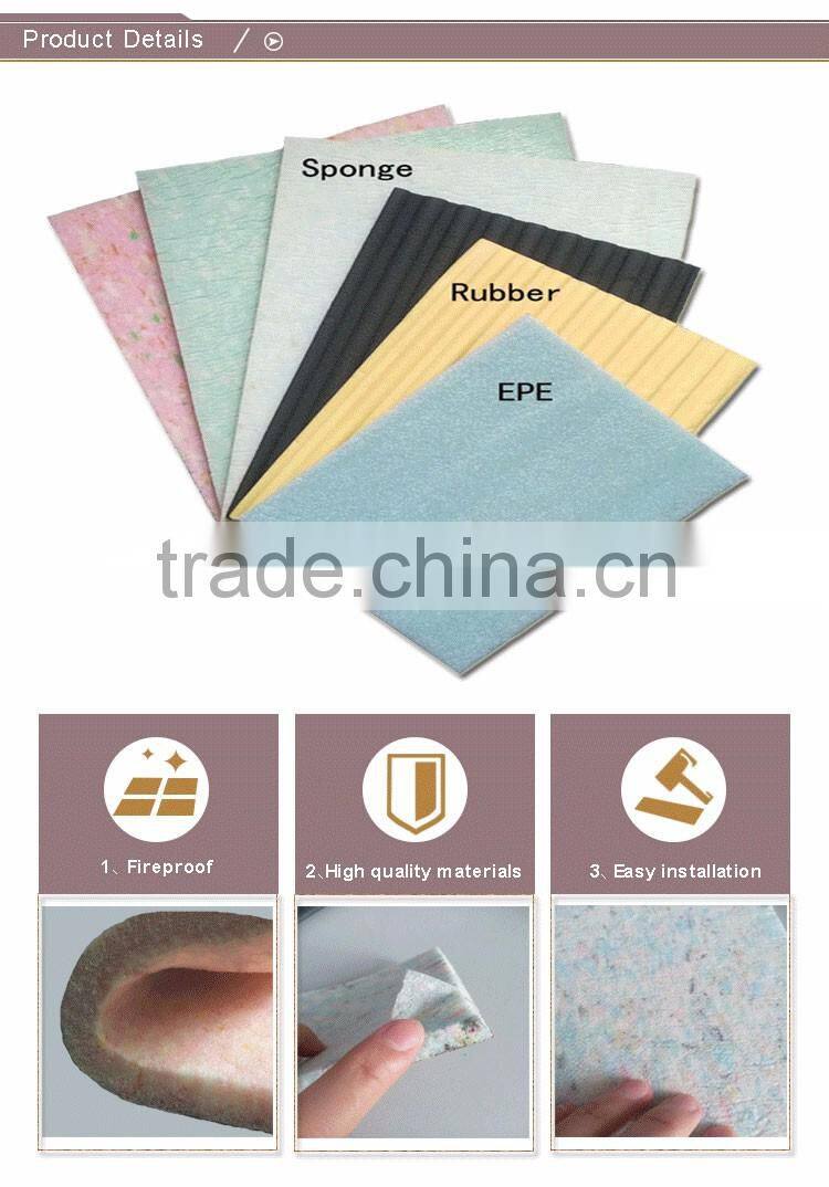 Wholesale Rubber Soundproof Carpet Underlay