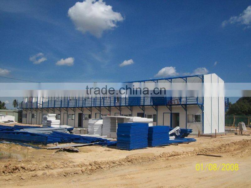 quick assembly prefabricated economic houses for labour living