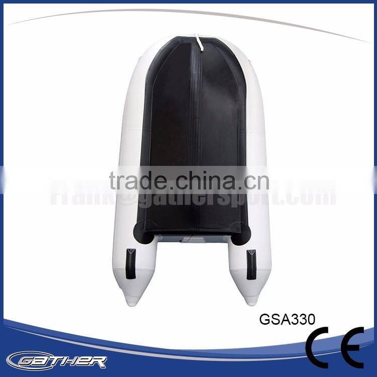 Gather Classic design cheap alumium floor inflatable boat hot sale