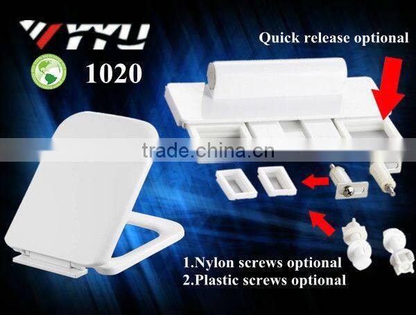 1020' soft close toilet square seat cover