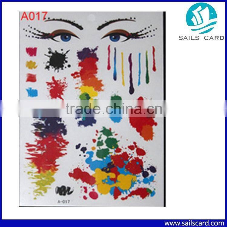 Delicate Cool Men Creative sticker Black Dragon Waterproof Temporary Tattoo Stickers with package