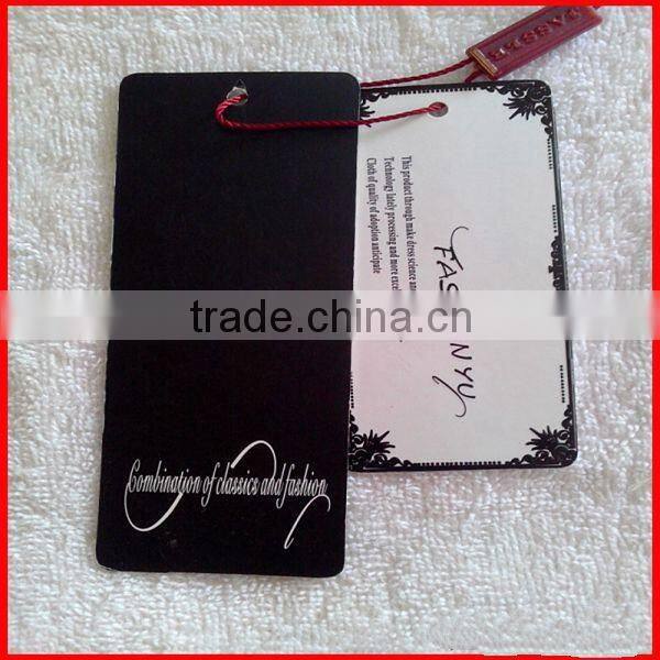 High-end Quality Cardboard Paper Hangtag With Personalized Printed