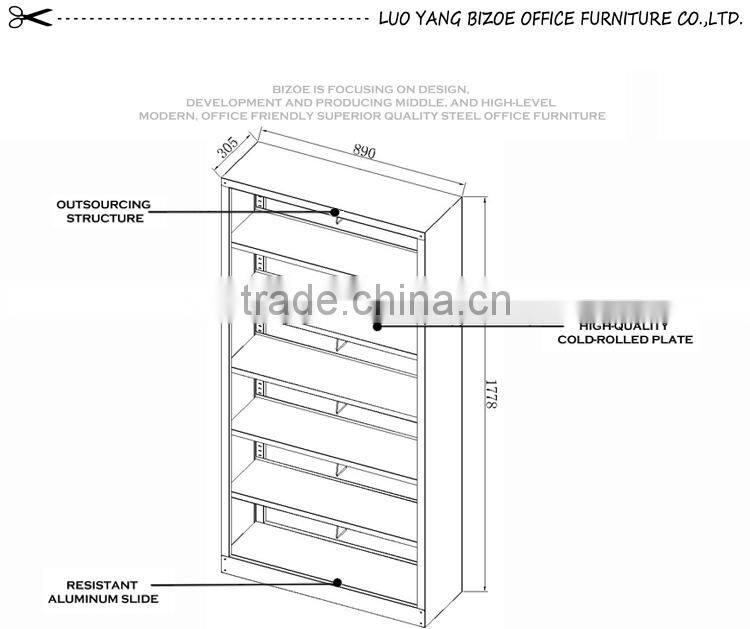 fashionable simple cheap metal kd children magazine rack