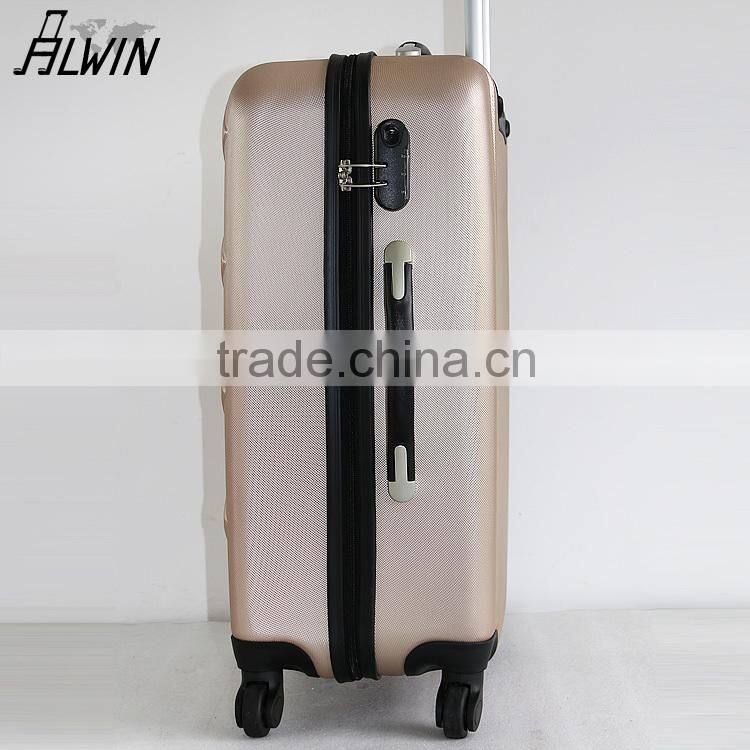 new mould gorgeous 360 degree rotation ABS hard trolley luggage case