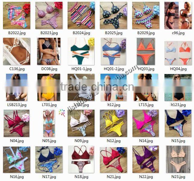 Pushed Up Violet Printing latest design bikini